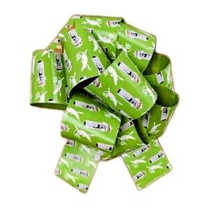 New Fernet Branca Set of 6 Christmas Pull Bow Kit Alligator Logo Green Rare